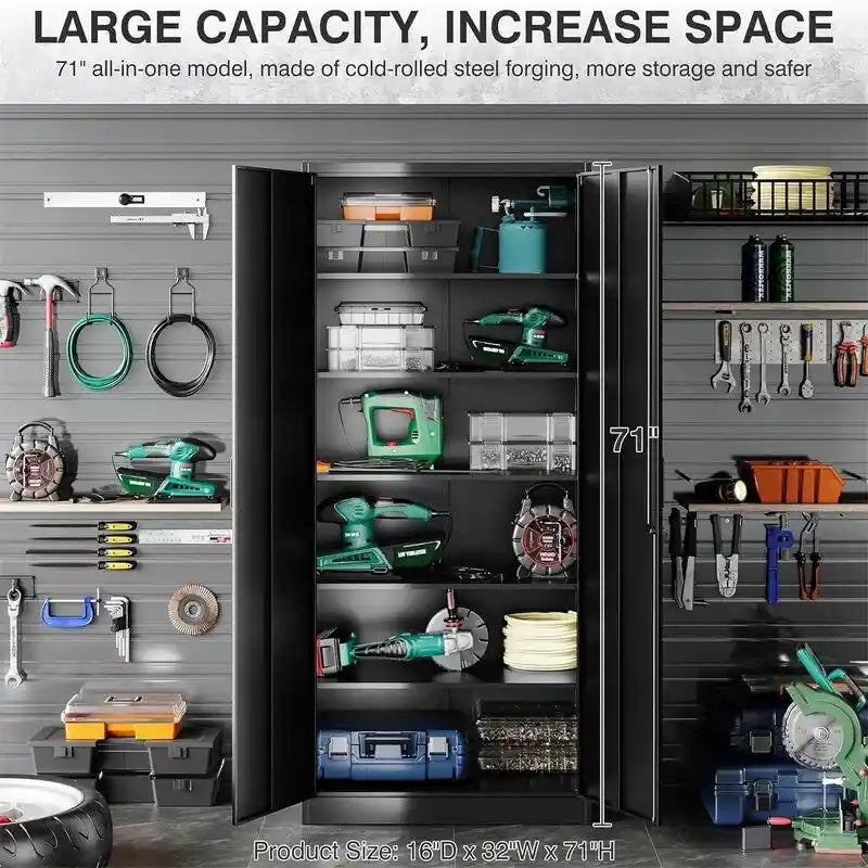 Metal Garage Storage Cabinet – Image 23