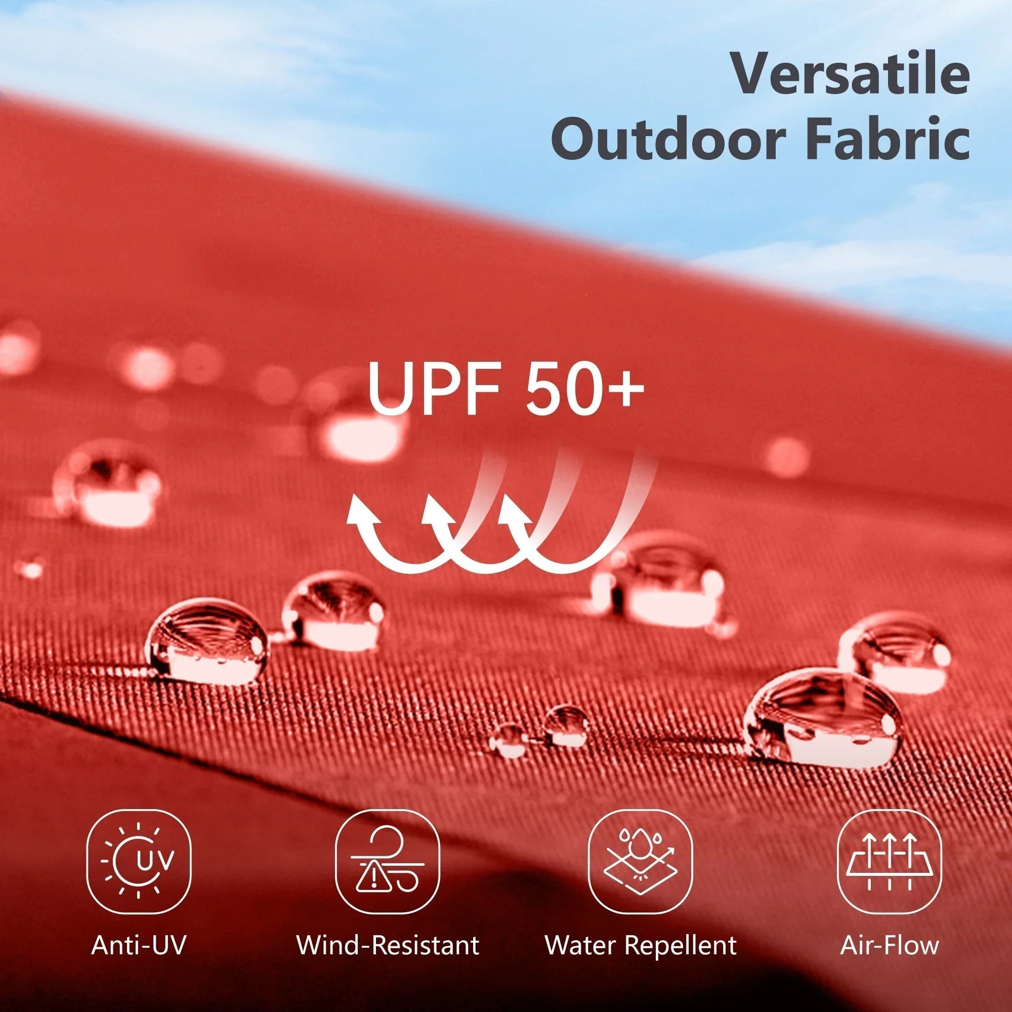 MAISON ARTS 15-foot Rectangular Crank Double-sided Outdoor Market Umbrella Solar LED Lighted Patio Umbrella with Base Included – Image 69