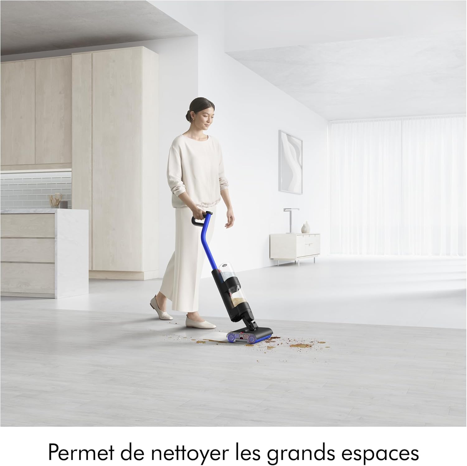 Dyson WashG1 Nettoyeur de sols durs – Nettoyage Humide Puissant (Noir/Bleu) – Image 5