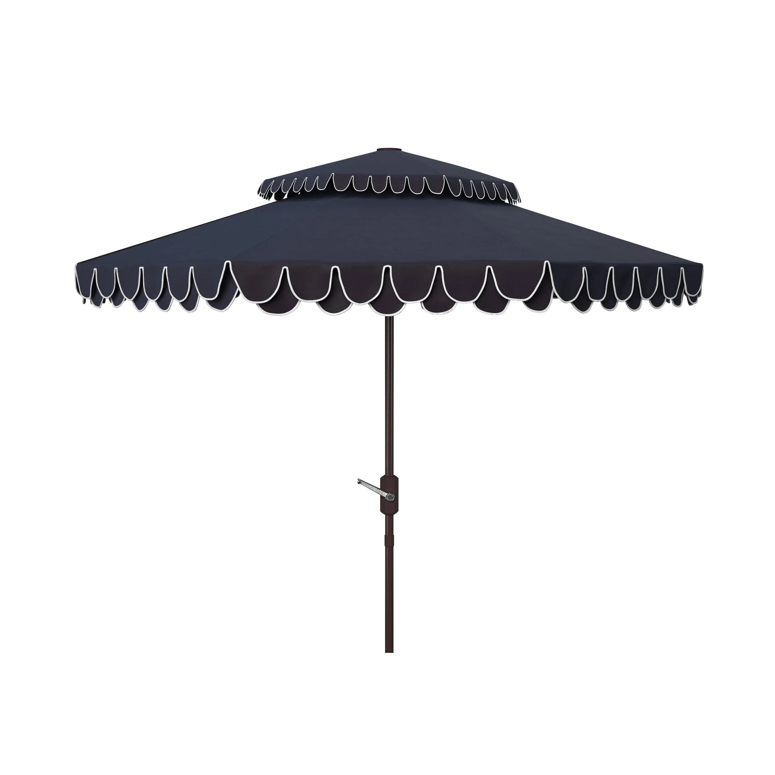 SAFAVIEH Outdoor Kjerstin Valance 9Ft Double Top Umbrella – Image 6