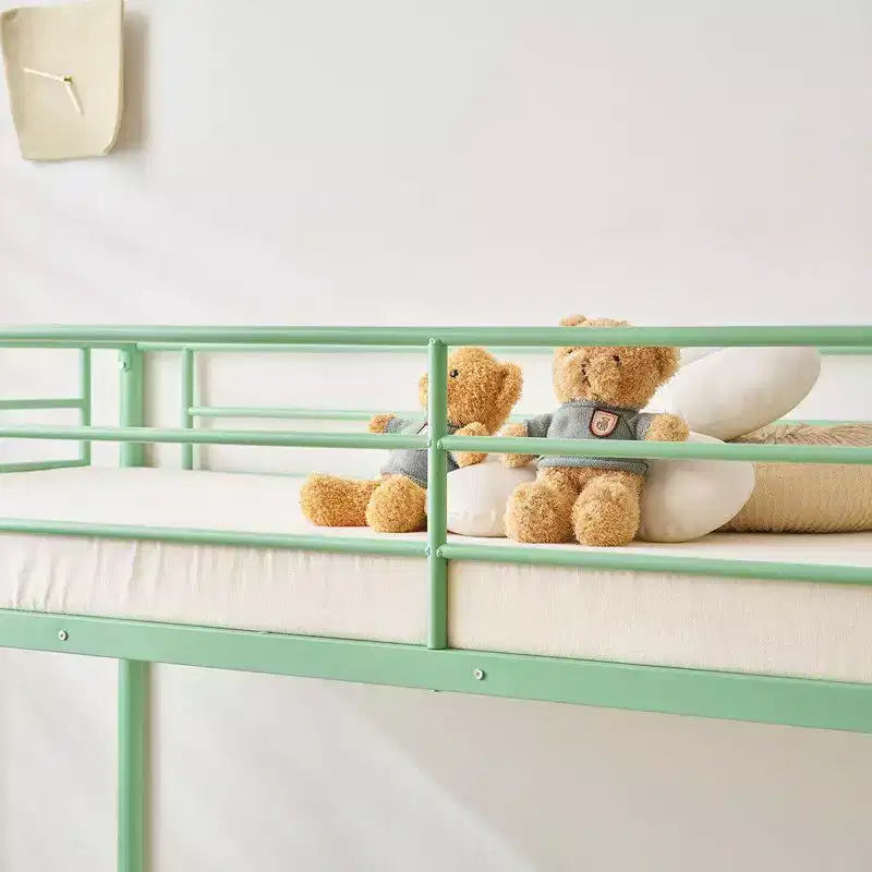 Karl Home Twin Over Twin Steel Bunk Bed Frame Ladder Bedroom Dorm Room for Kids Adult Children – Image 11