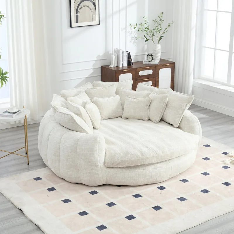 Comfortable Double Loaf Sofa Bed, Oversized Sofa Bed with Armrests – Image 21