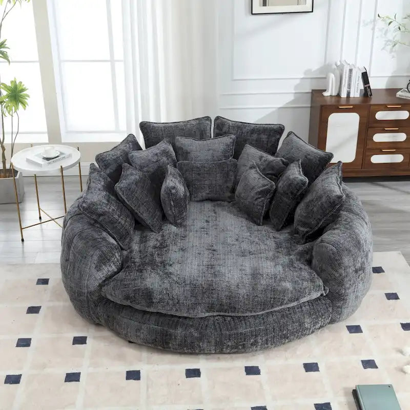 Comfortable Double Loaf Sofa Bed, Oversized Sofa Bed with Armrests – Image 41