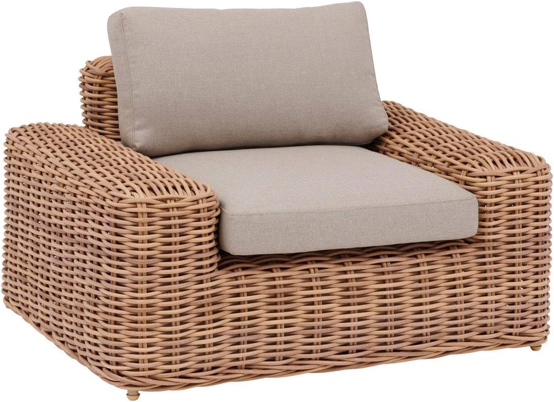 Hespéride - Fauteuil de Salon de Jardin Savinia Tahini