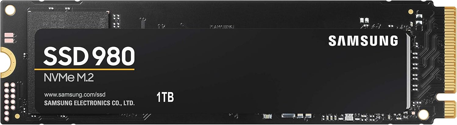 980 MZ-V8V1T0BW | Disque SSD Interne NVMe M.2, PCIe 3.0, 1 To, Contrôle thermique intelligent