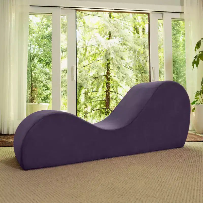 Avana Sleek Chaise Lounge for Yoga - Made in The USA - Great for Stretching, Relaxation, Exercise & More, 60D x 18W x 26H Inch, Light Grey – Image 4