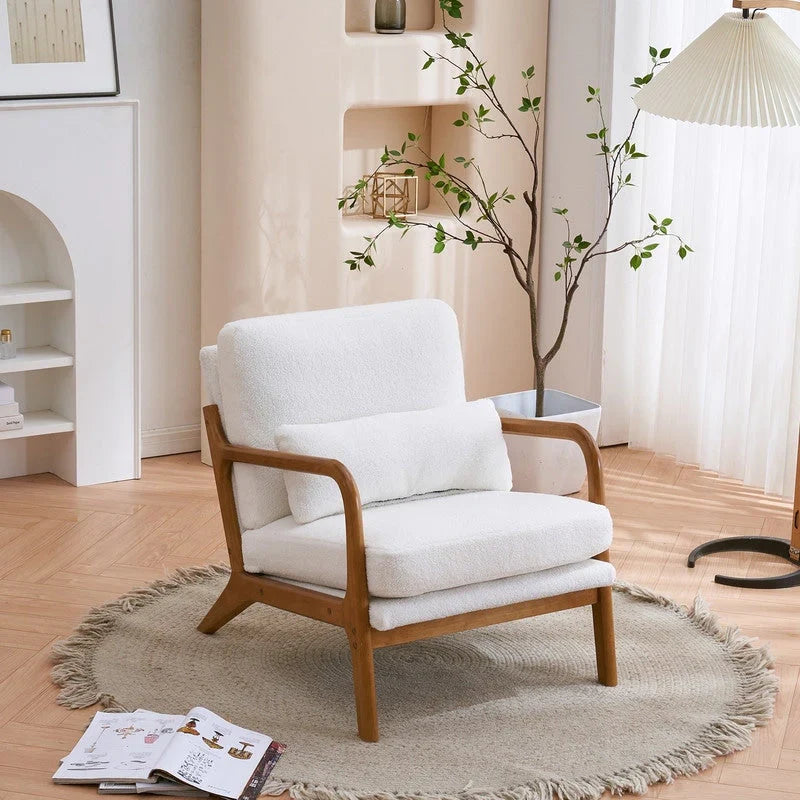 Mid Century Modern Upholstered Accent Chair – Image 49