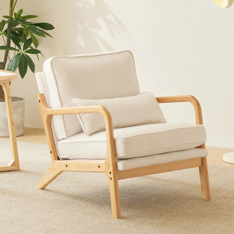 Mid Century Modern Upholstered Accent Chair – Image 44