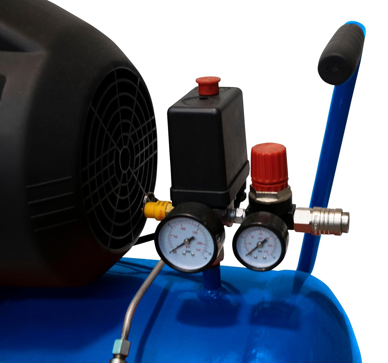 MICHELIN Compresseur d'Air Portatif MB3650 - Cuve 50 Litres - Moteur 3 cv - Pression Maximale 10 bar - Débit d'Air 360 l/min - 21.6 m³/h – Image 7
