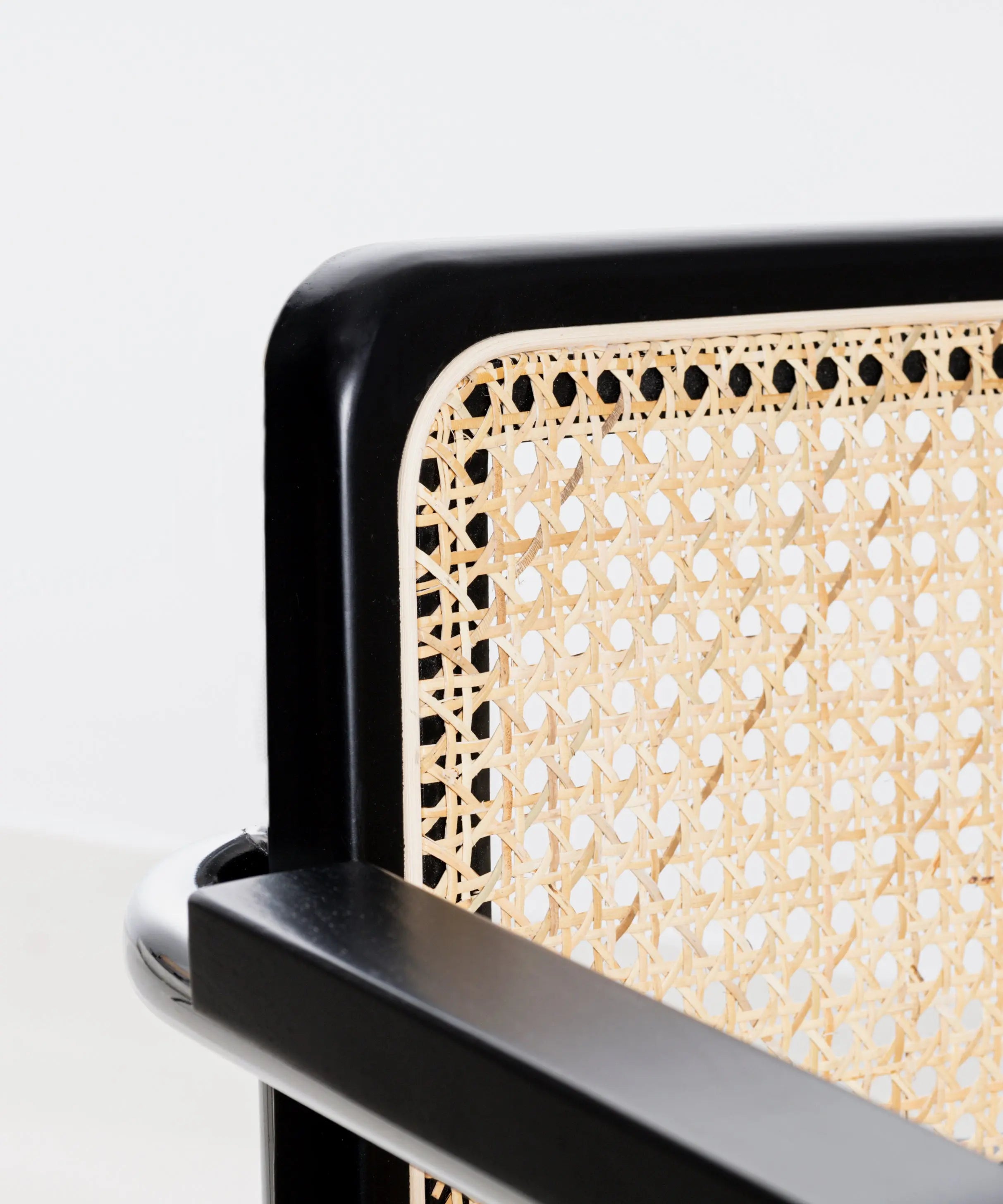 Silla de Comedor de Madera, Ratán y Metal Candy – Image 21