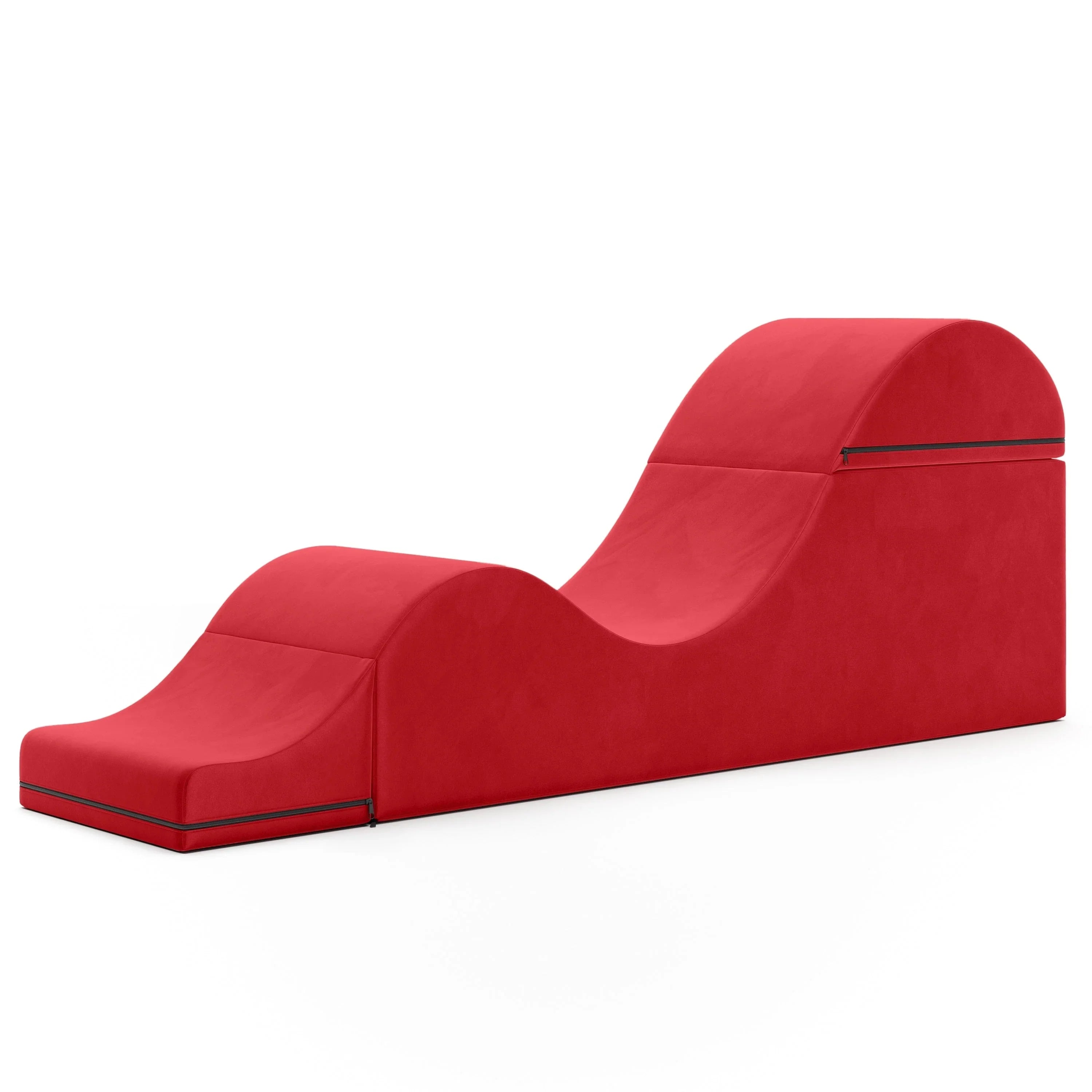 Avana Kami Convertible Chaise / Yoga & Massage - 2-In-1 Ottoman with Concealed Fold Out Yoga Lounge Chair, Microvelvet - N/A – Image 23