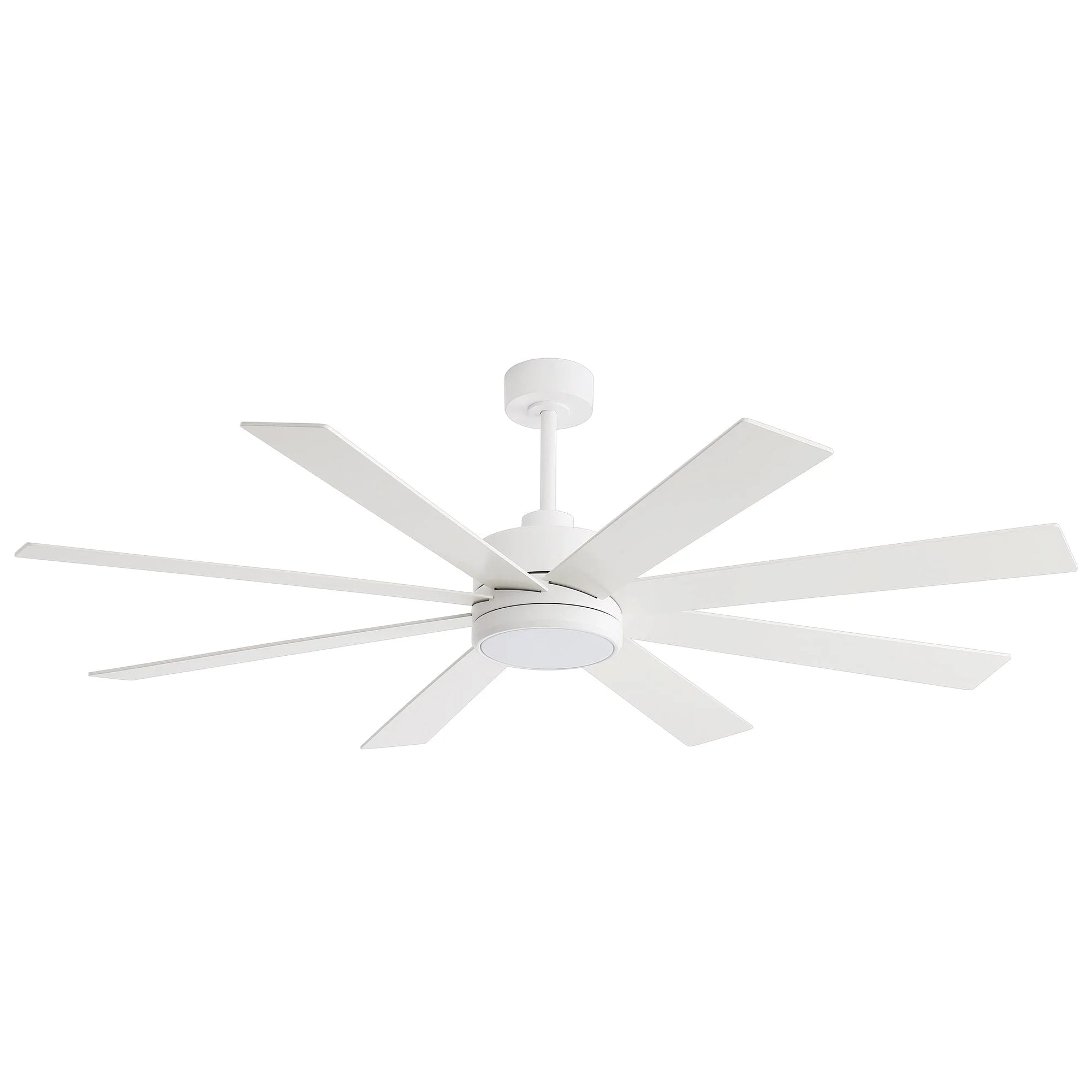 65 Inch 8-Blade Black LED Ceiling Fan with Light and Remote – Image 56