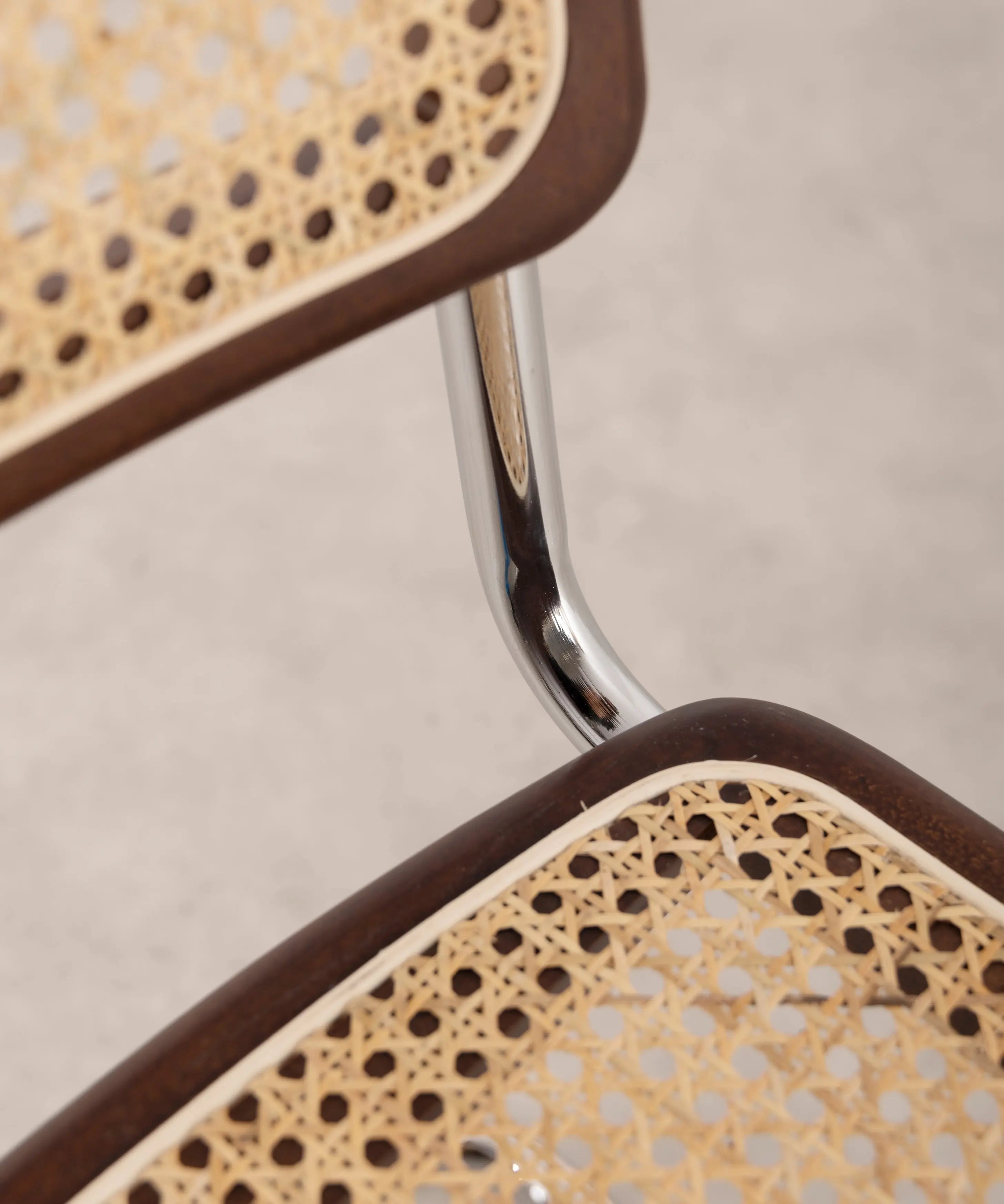 Silla de Comedor de Madera, Ratán y Metal Candy – Image 24