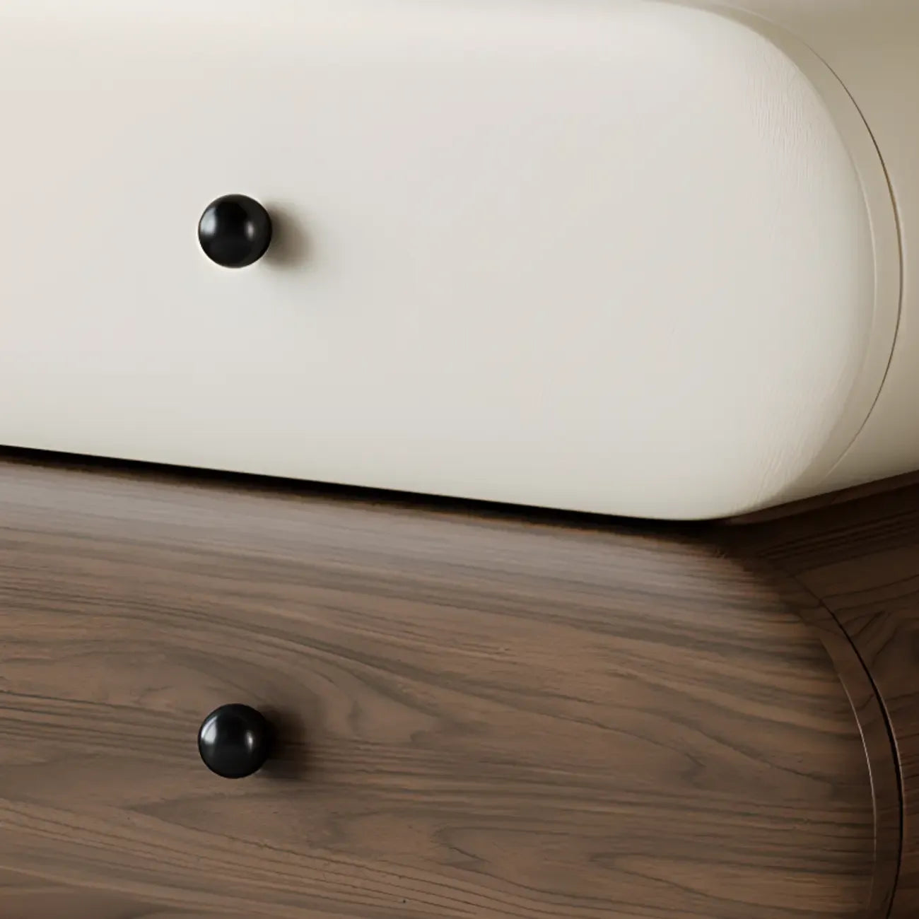 Modern Two-Tone Bedside Table with Storage Drawers – Image 14