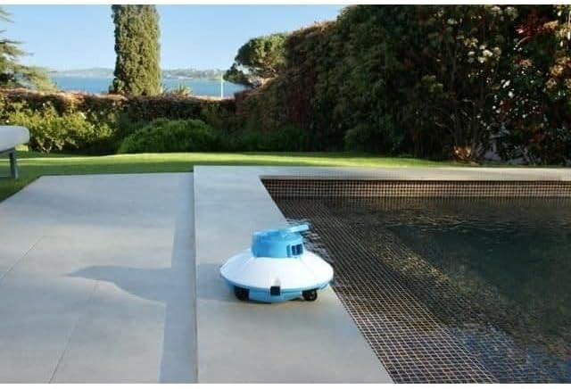 Bestway Robot Piscine Autonome Frisbee Bleu - Nettoyage Fond Plat - 5x3m Max – Image 2