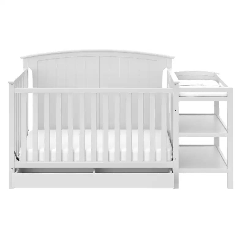 Storkcraft Steveston 5-in-1 Convertible Crib and Changer with Drawer – Image 26