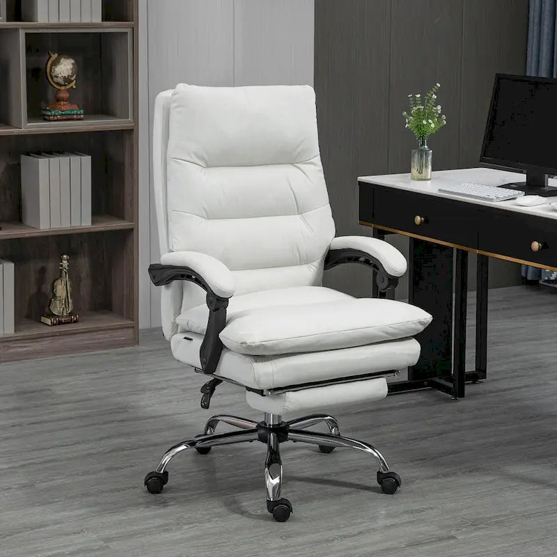 Vinsetto Microfibre Vibration Heated Reclining Massage Office Chair – Image 37