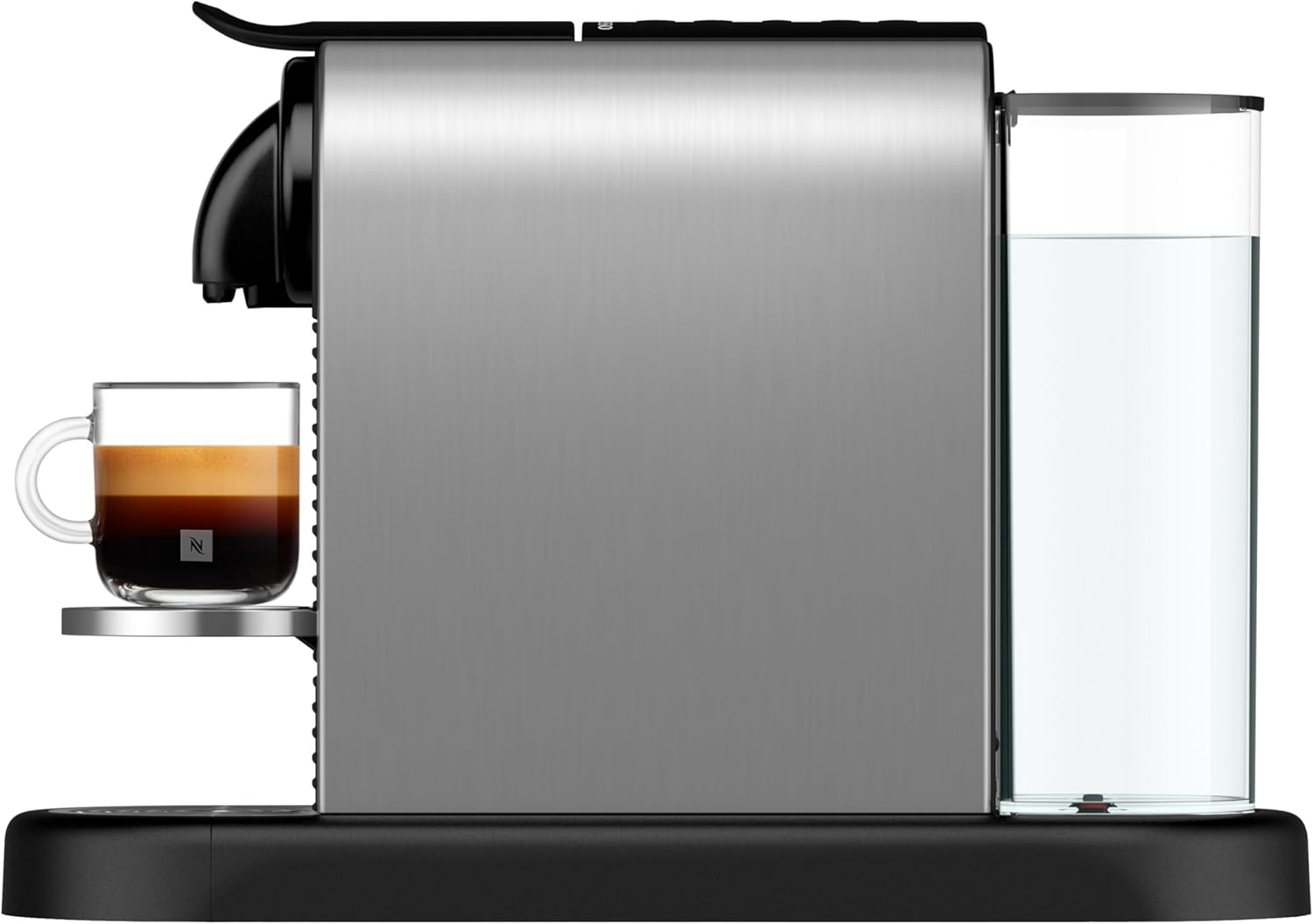 De'Longhi Nespresso CitiZ Platinum EN220.T, Machine à Café à Capsules, Machine à Café Monodose, 4 Tailles de Tasse, 19 Bars de Pression, 1260W, Titane – Image 9