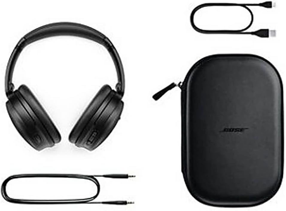Casque sans Fil Bluetooth à Réduction de Bruit QuietComfort 45 avec Microphone pour Les Appels – Noir – Image 5