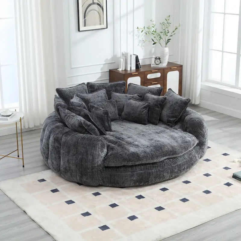 Comfortable Double Loaf Sofa Bed, Oversized Sofa Bed with Armrests – Image 35