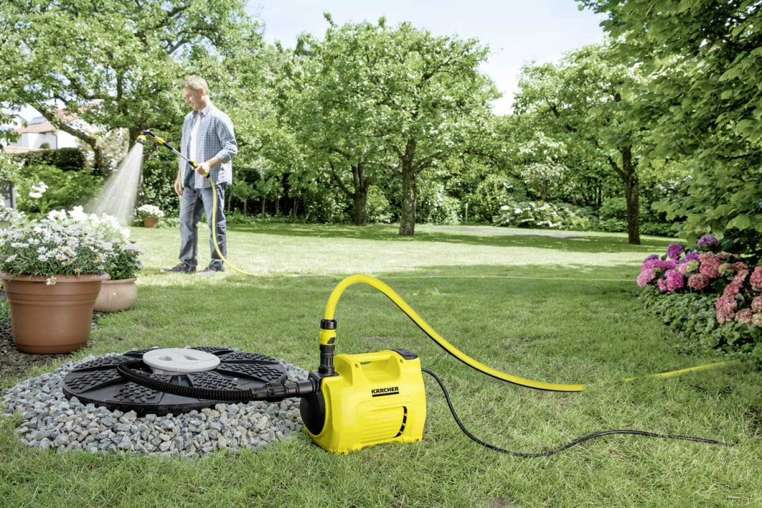 Kärcher BP3 Garden Set Plus pompe d'arrosage + kit d'aspiration et set d'arrosage complet 1.645-357.0 Jaune/Noir – Image 2