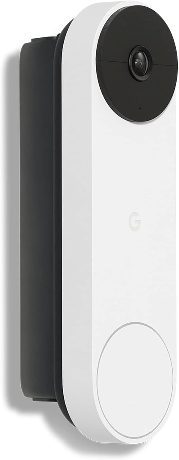 Google Nest Doorbell Sonnette vidéo sans Fil 720p Snow – Image 2