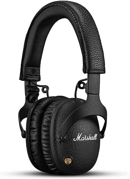 Marshall Monitor II Casque Bluetooth sans Fil avec réduction de Bruit Hybride Active, Casque Over-Ear, 30 Heures – Noir – Image 2
