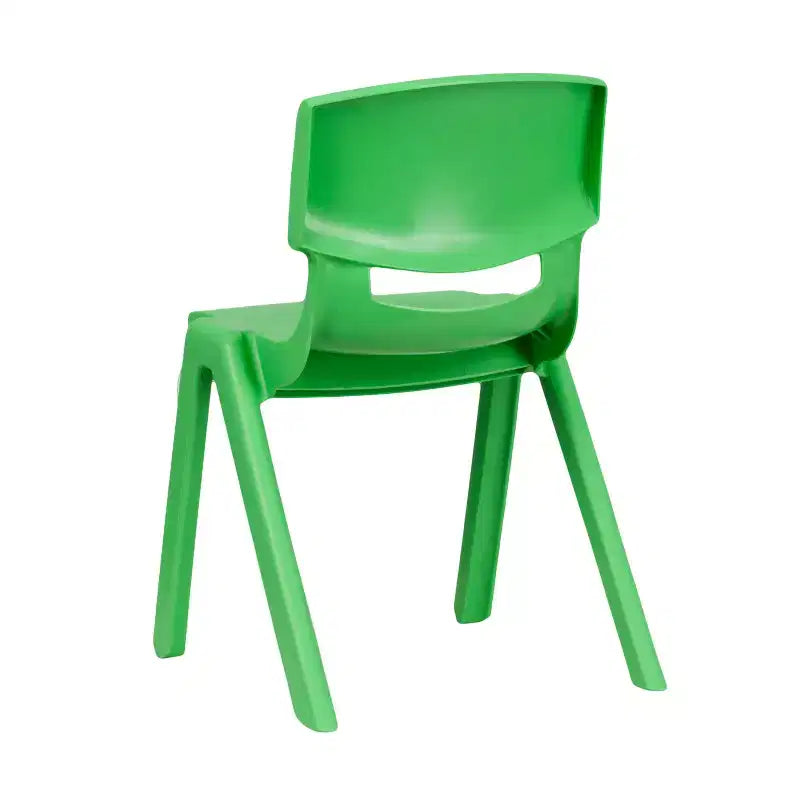 Flash Furniture 10 Pack Plastic Stackable School Chair with 13.25 Seat Height – Image 17