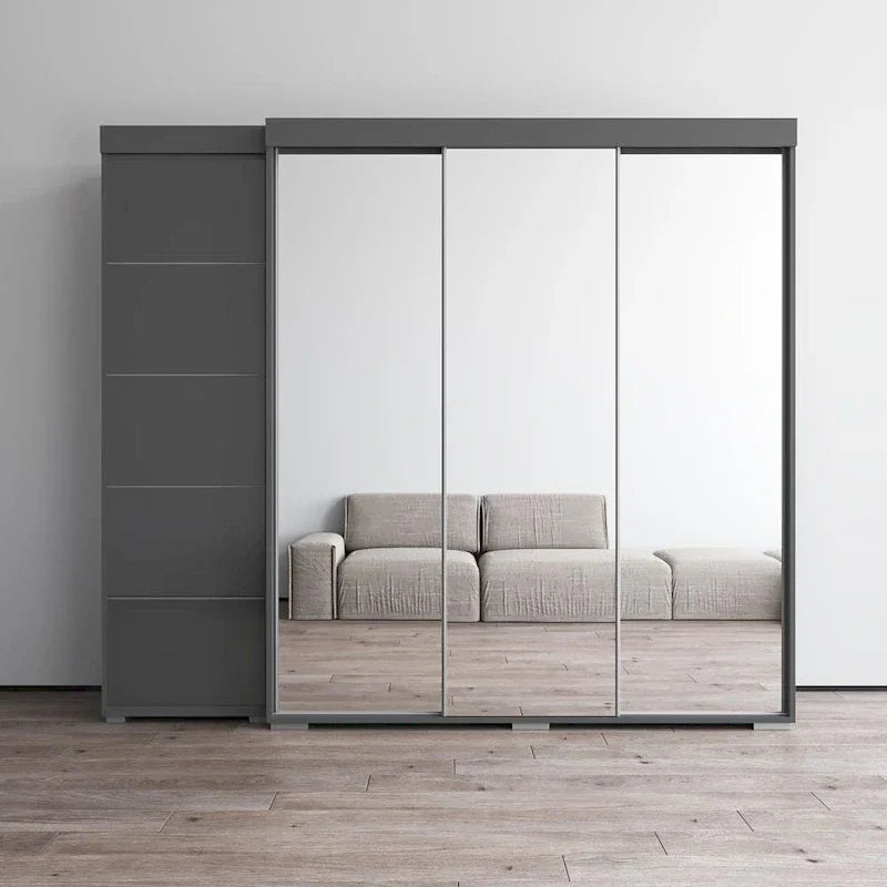 Aria 3D-EX Wardrobe with 3 Mirrors – Image 4