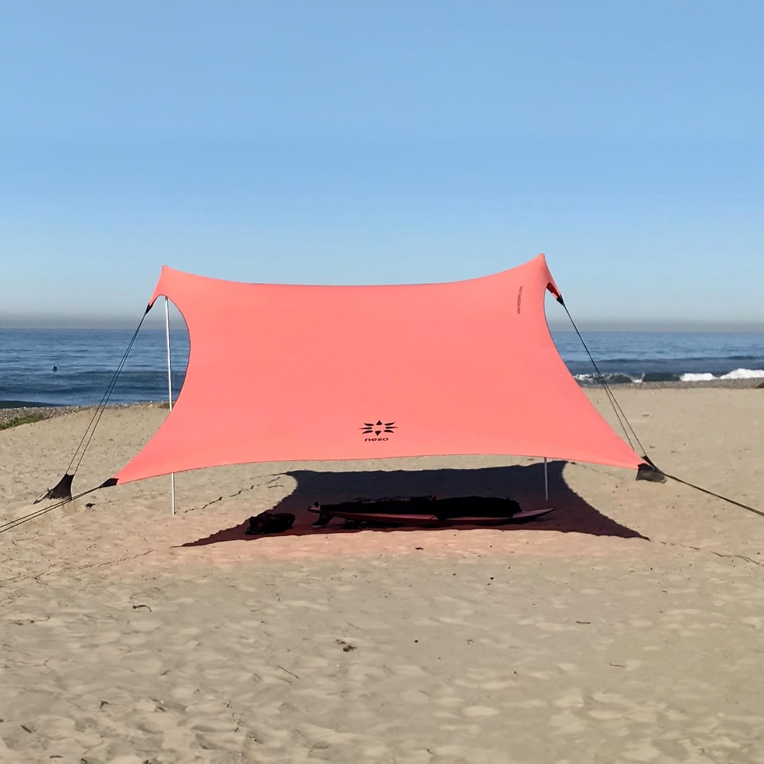 Gigante Tente de Plage Neso Tents, 2,5 m (8 pi) de Hauteur, 3,4 m (11 pi) x 3,4 m (11 pi), Coins renforcés et Poche réfrigérée