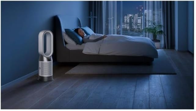 Dyson Purifier Hot+Cool HP1, ventilateur, purificateur d’air et chauffage (Blanc/Argent) – Image 7