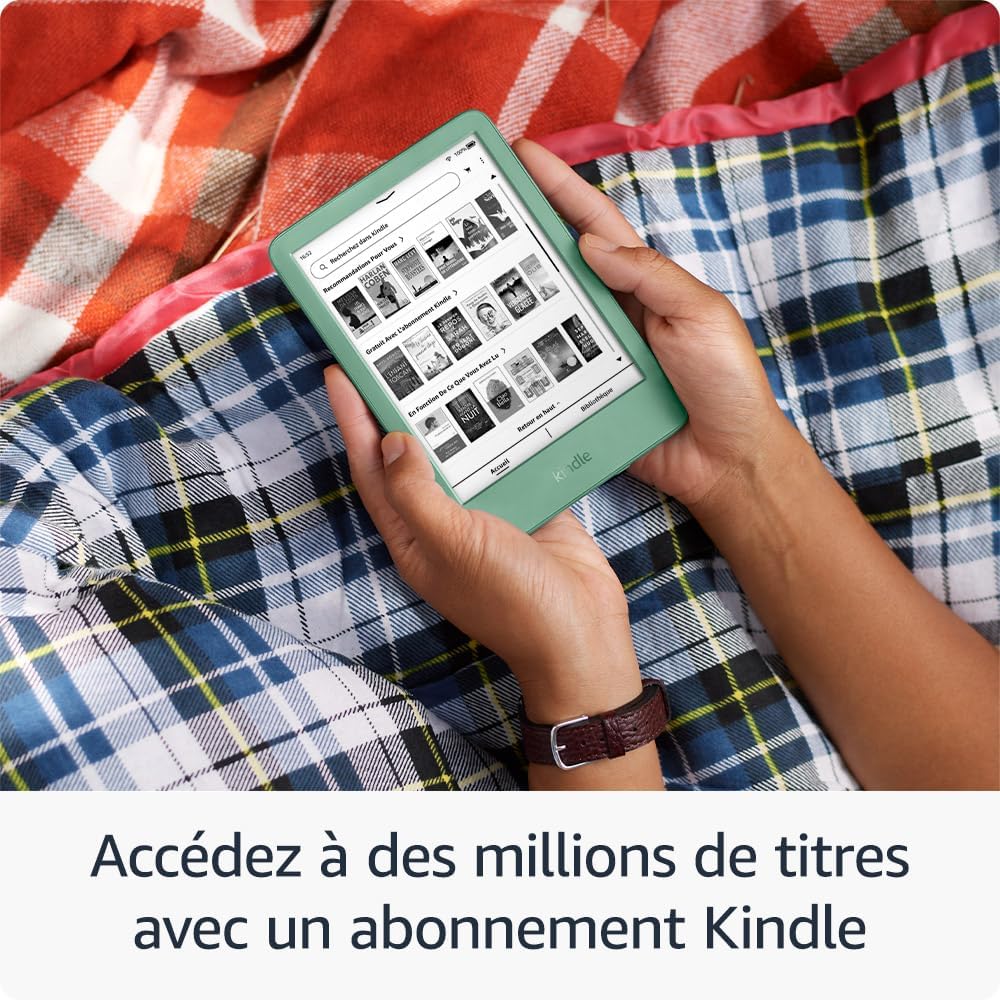 Amazon Kindle (Nouvelle génération) - Le plus léger et compact, avec écran antireflets, changements de page plus rapides et éclairage avant réglable - 16 Go - Avec publicités - Noir – Image 6