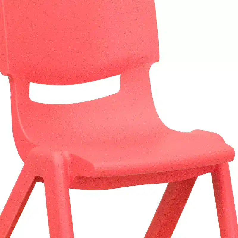 Flash Furniture 10 Pack Plastic Stackable School Chair with 13.25 Seat Height – Image 30