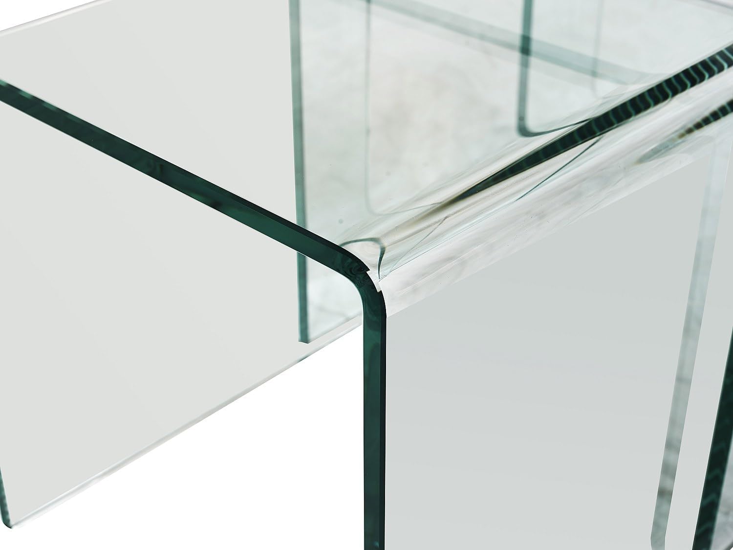 Vente-unique - Tables Basses gigognes Minka - Verre courbé – Image 6