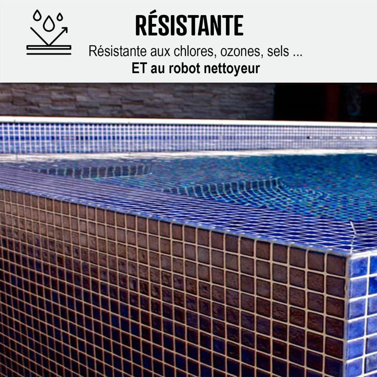 ARCANE INDUSTRIES Peinture Piscine carrelage et mosaïque - Polyuréthane aliphatique - 5 kg (jusqu'à 15m² pour 2 Couches) Bleu Clair – Image 5