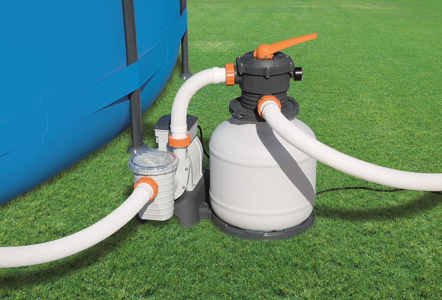 Bestway - Filtre à sable Flowclear - 7,571 m3/h - Pour Filtrer l'eau de piscine – Image 2