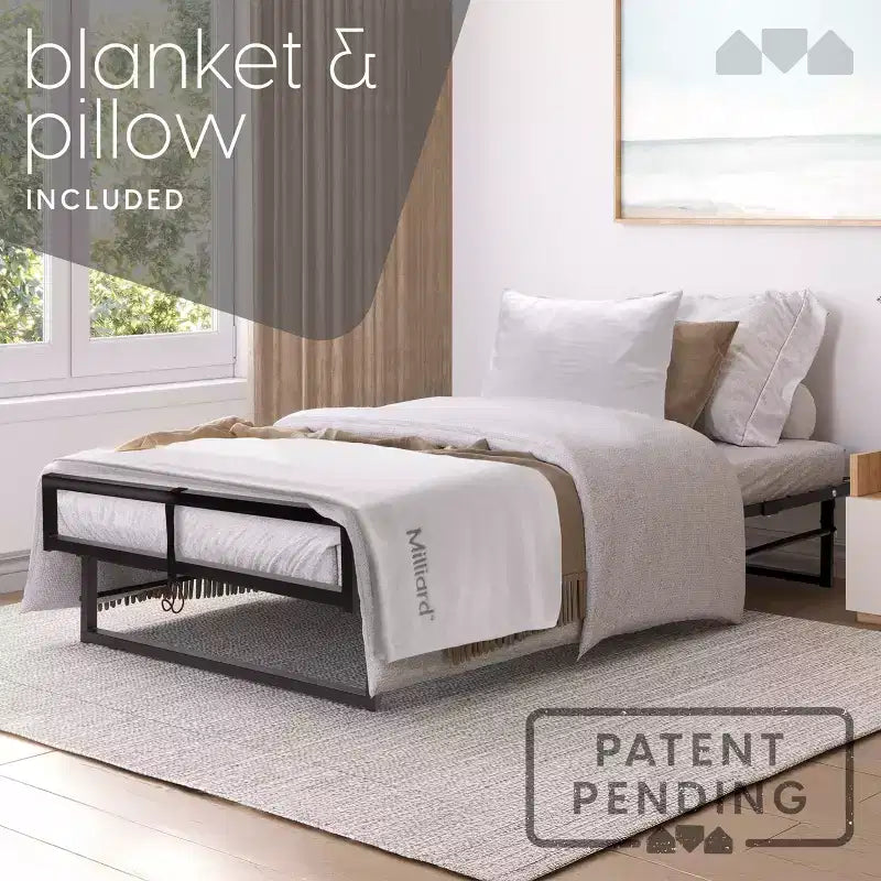 Milliard Deluxe Presidential Folding Bed with Mattress – Image 4