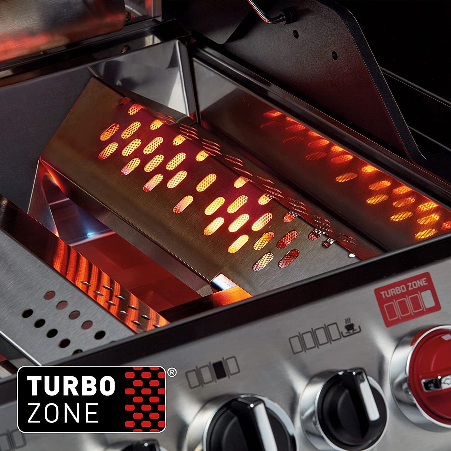 ENDERS - Barbecue Monroe Pro 4 SIK Turbo - 4 brûleurs dont 1 Turbo Zone - 1 brûleur arrière infrarouge - 1 brûleur latéral - Simple Clean - Switch Grid - Jusqu'à 14 convives - 21,1 kW – Image 3