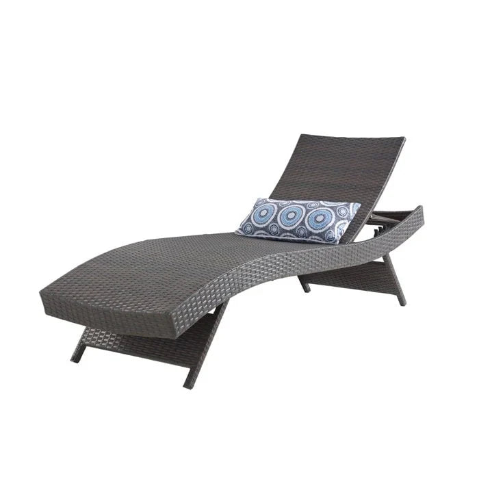 All Weather Wicker Chaise Lounge - Set of 2 – Image 19