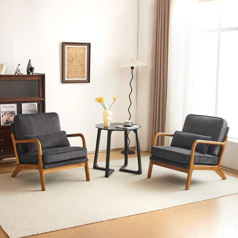 Mid Century Modern Upholstered Accent Chair – Image 62