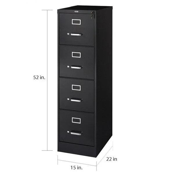 Hirsh Commercial 22D 4-drawer Letter Vertical File Cabinet – Image 6