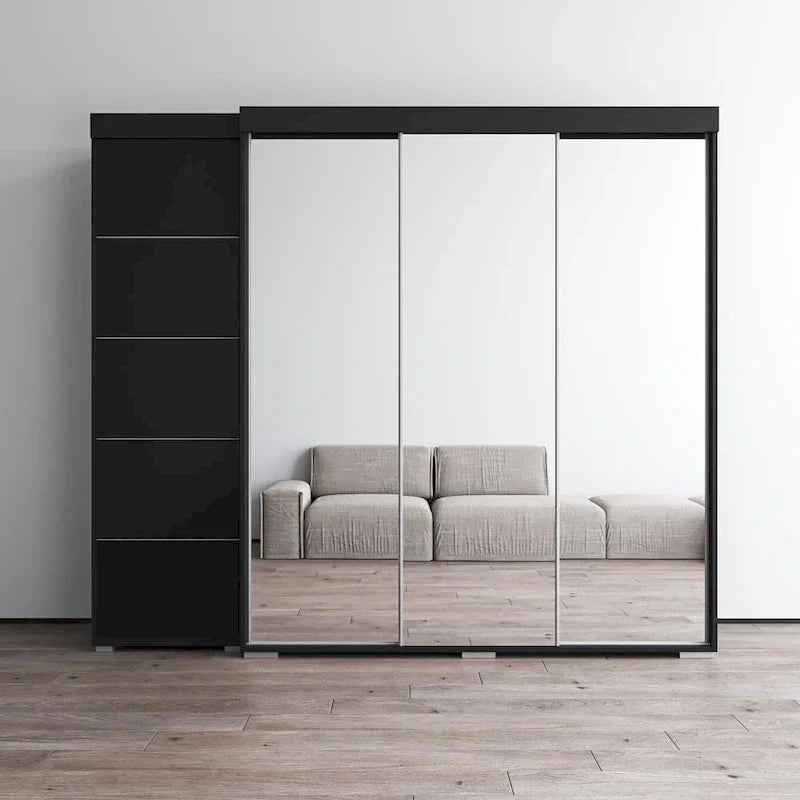 Aria 3D-EX Wardrobe with 3 Mirrors – Image 3