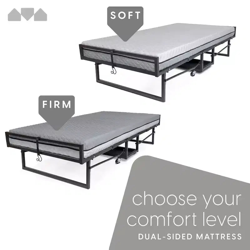 Milliard Deluxe Presidential Folding Bed with Mattress – Image 5