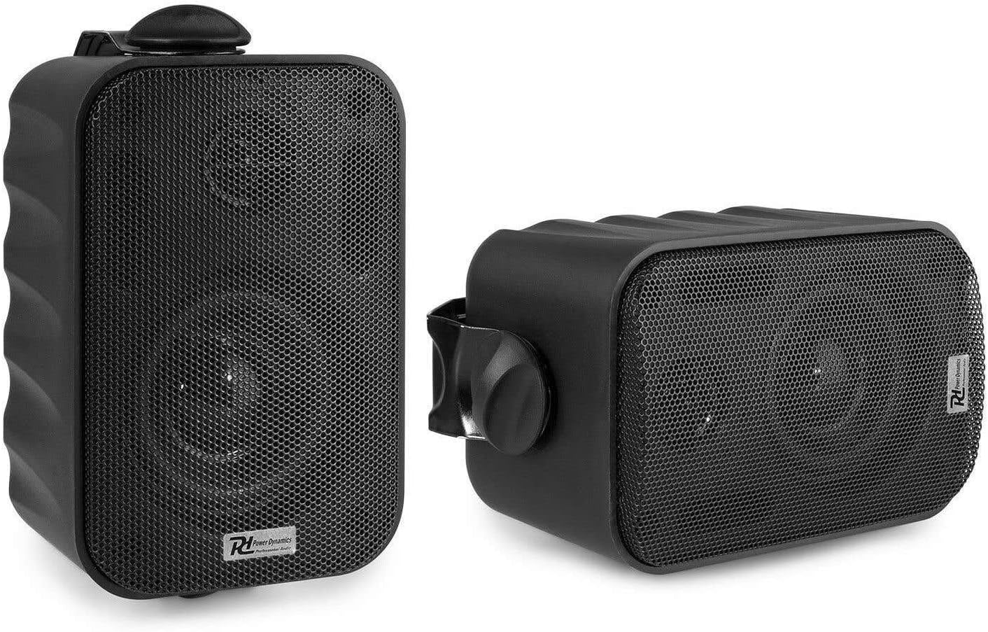 Power Dynamics Pack Sonorisation 4 Zones 400 Watts Bluetooth avec 8 Enceintes Noires, Lecteur MP3 USB/SD, Radio FM, Entrées Micro, Télécommande - Kit Complet pour Multi-Pièces, Restauration – Image 3