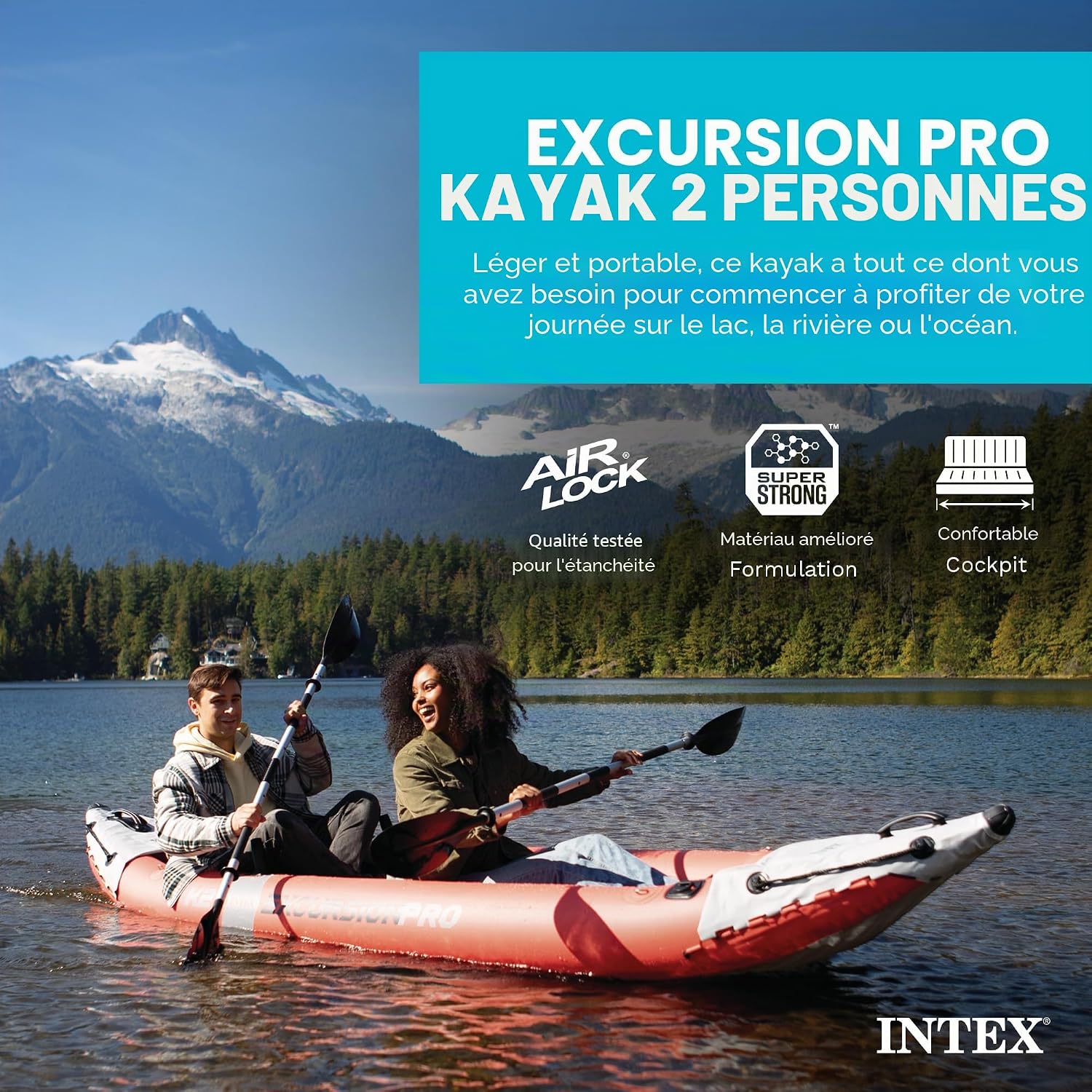 Série de Kayak Intex Excursion Pro – Image 2
