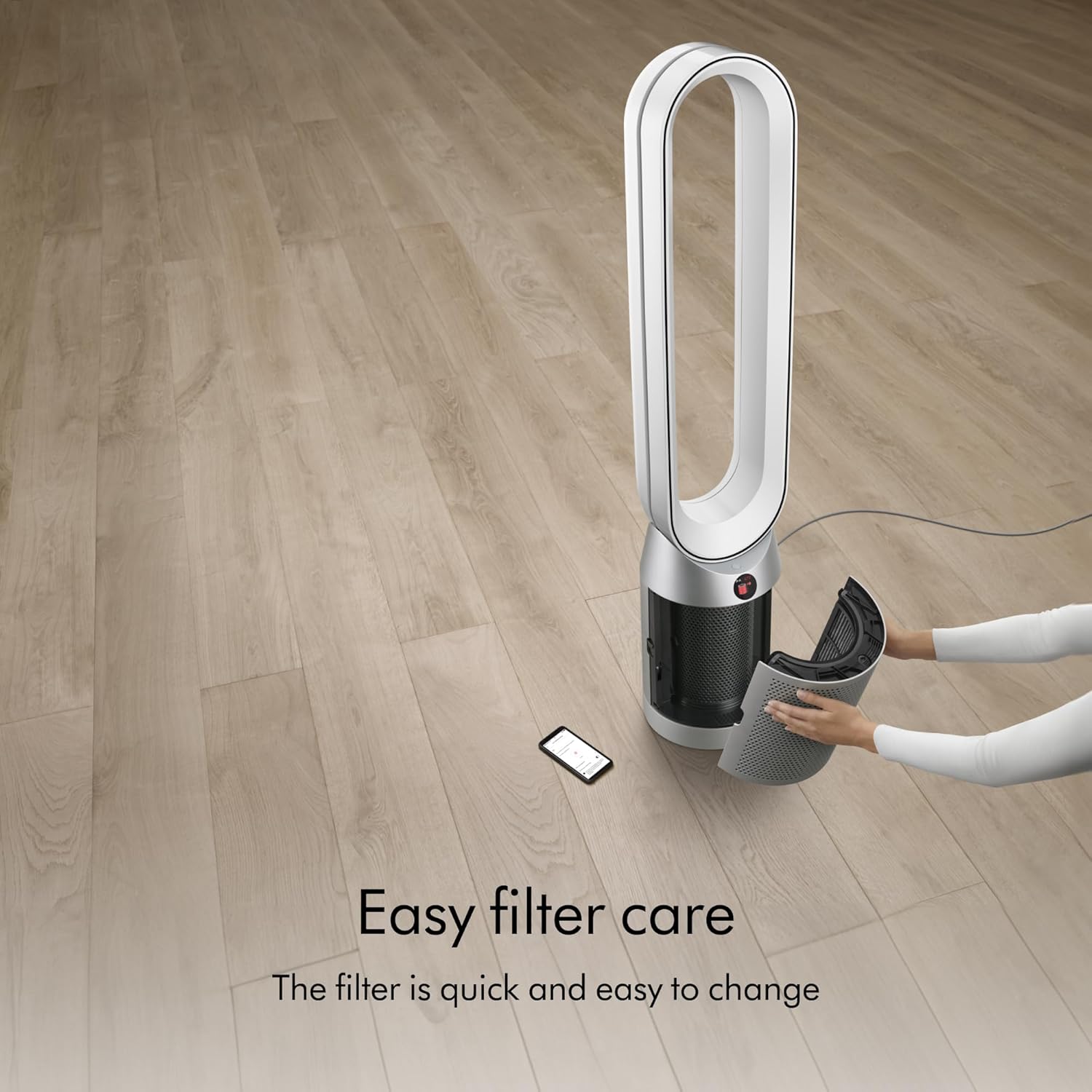 Dyson – Purificateur d'air intelligent et ventilateur Purificateur Cool, blanc/argenté - TP07 – Image 7