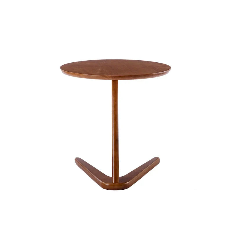 Mid Century Modern Accent Chairs Set of 2 with Side Table – Image 34