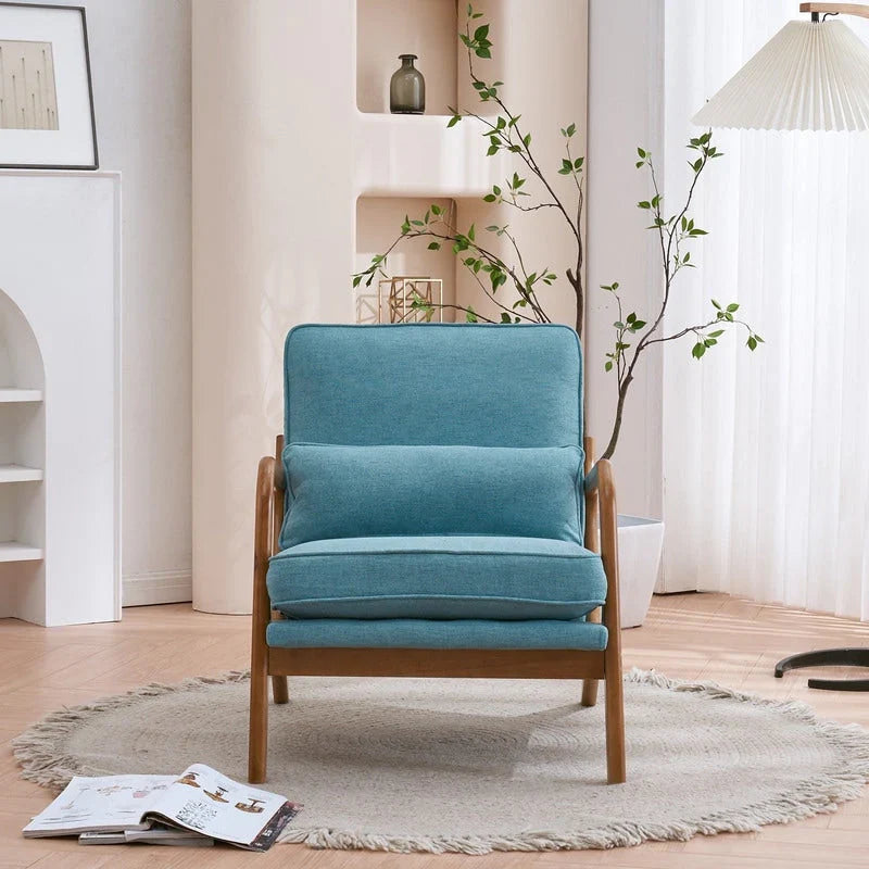 Mid Century Modern Upholstered Accent Chair – Image 39