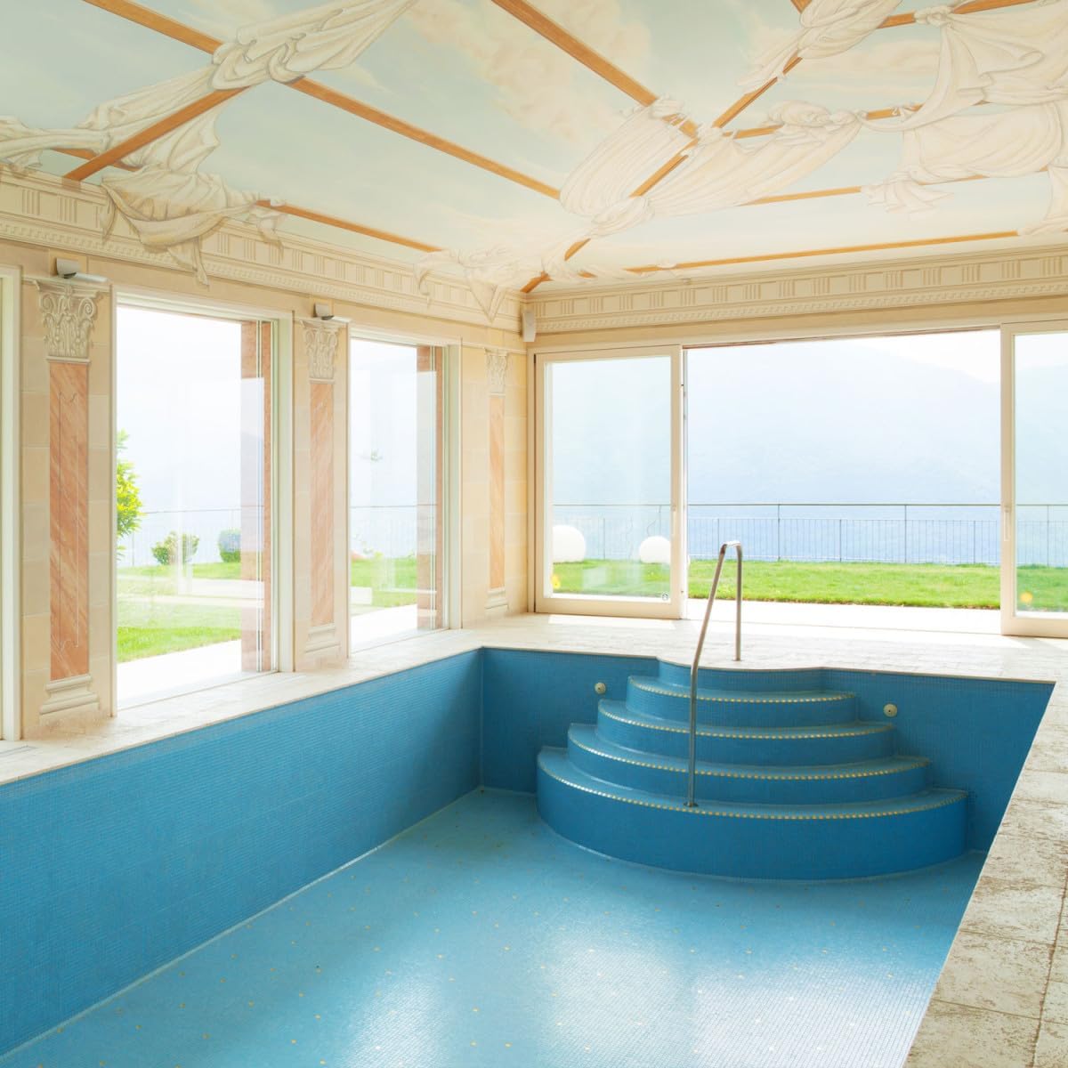 ARCANE INDUSTRIES Peinture Piscine carrelage et mosaïque - Polyuréthane aliphatique - 5 kg (jusqu'à 15m² pour 2 Couches) Bleu Clair – Image 8