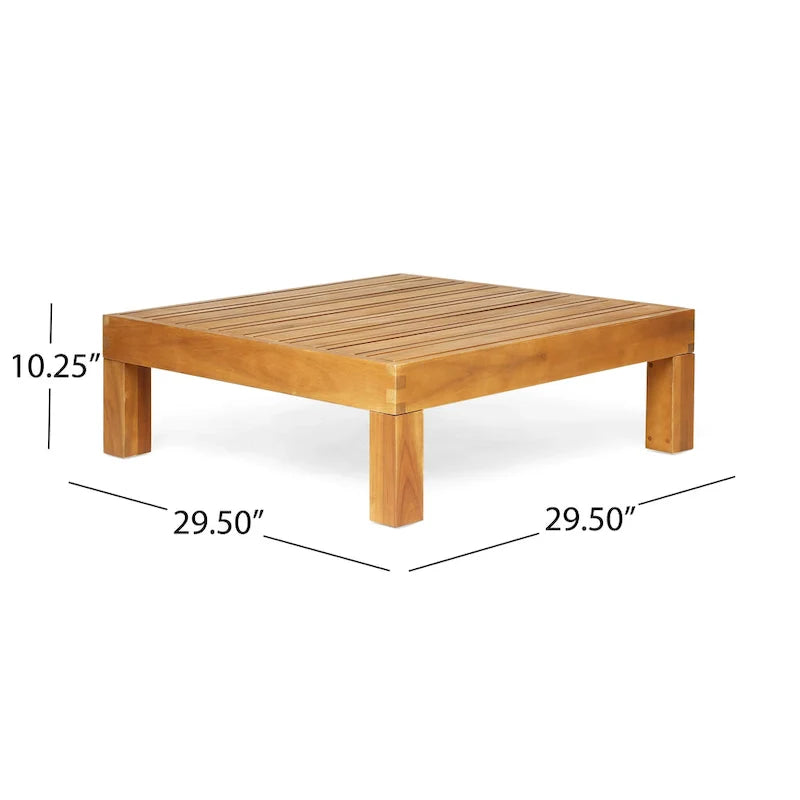 Brava Outdoor Acacia Wood 6-piece Chat Set by Christopher Knight Home – Image 24